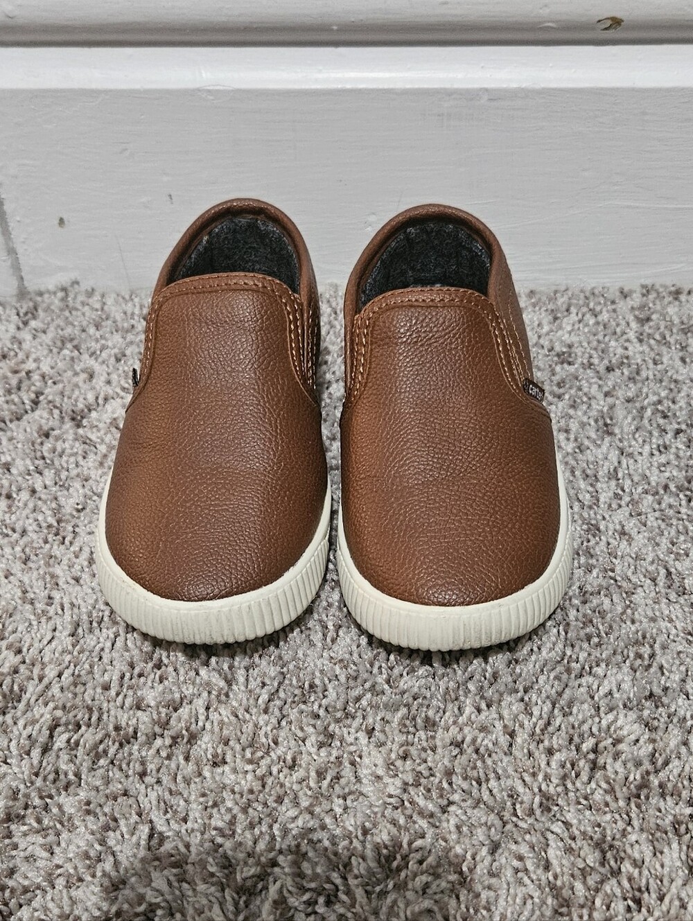 Kids Slip-On Casual Shoes - Brown